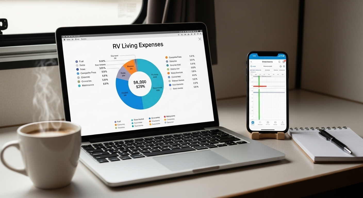 RV hookup connections showing water, electric, and sewer utilities at campsite